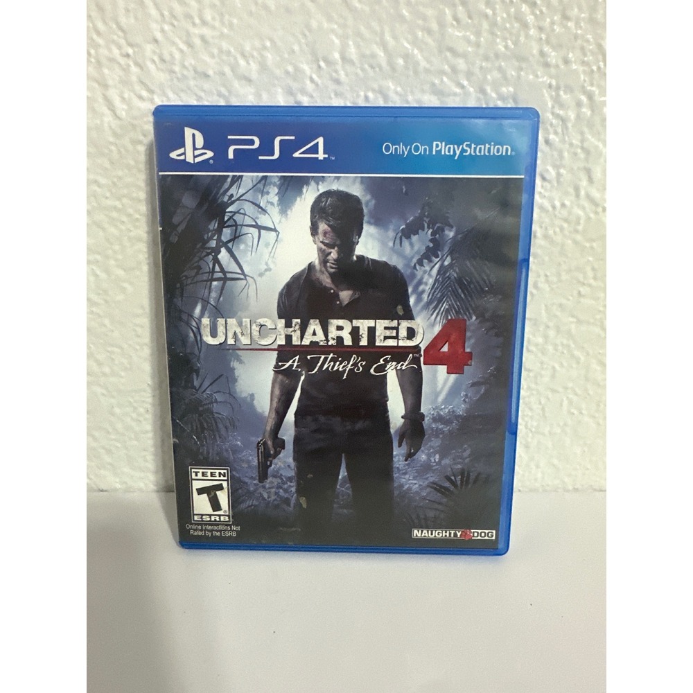 Uncharted 4 A Thief's End Sony PlayStation 4 PS4 Naughty Dog Action Adventure